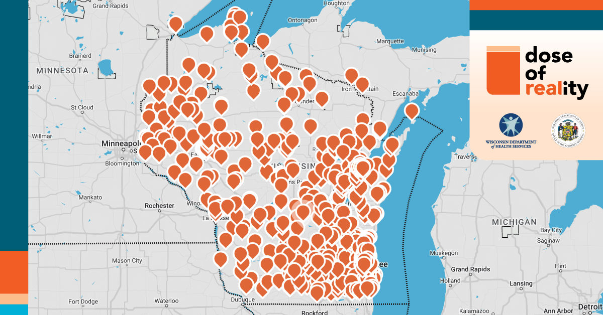 Dose of Reality Drop Box Map